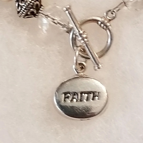 Silpada Sterling Silver "Faith" Bracelet - Picture 6 of 8